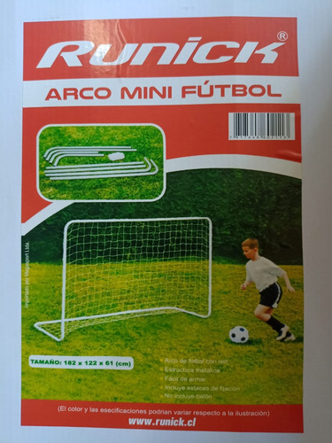 Imagen 2 de 2 de Arco De Futbol Pequeño 180x120 Cms.