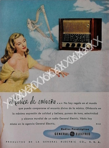 Cartel Retro Mini Radios General Electric 1940s /275