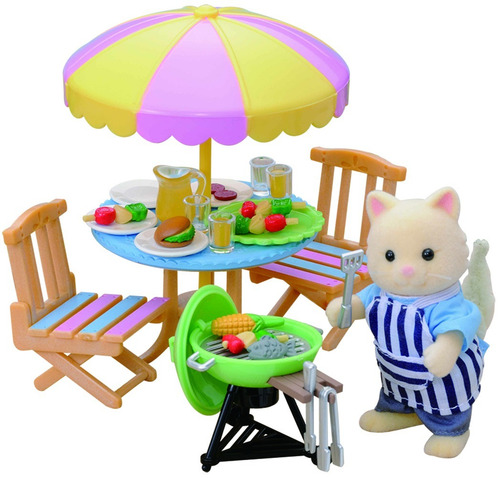 Sylvanian Families 4869 Barbacoa En El Jardin Intek