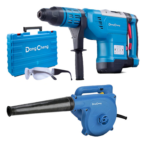 Martillo Perforador Sds Max 1500w + Sopladora Dc Vel Variabl