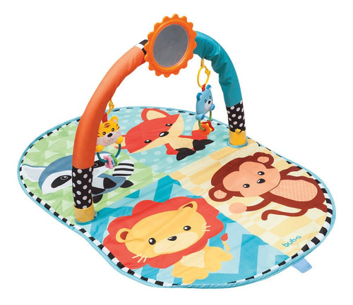 Imagem 1 de 3 de Tapete De Atividades Infantil - Amiguinhos Da Selva - Buba