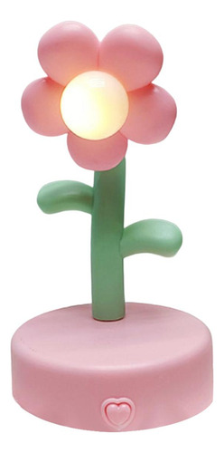 Lámpara De Mesa Con Flores Creativas, Luz Nocturna