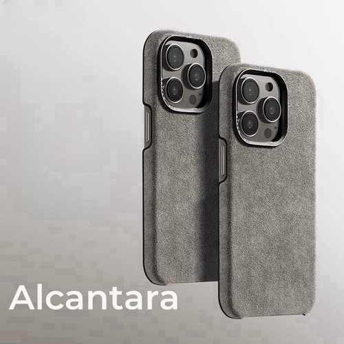 Capa Alcantara Para iPhone 16 Pro Max 15 Pro