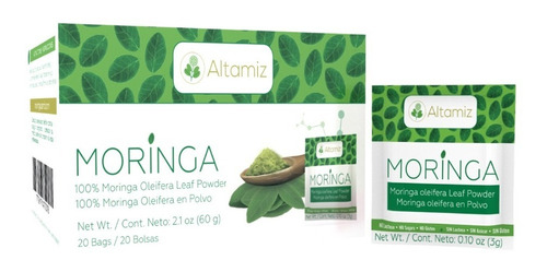 Moringa En Polvo 20 Sobres De 3g-6 - Unidad a $1260