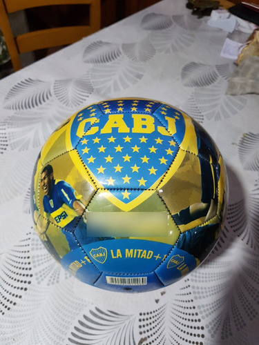 Pelota Dribbling Boca Juniors Número 5 Exelente Condiciones Azul (Usado)