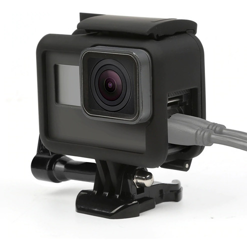 Quadro Case Armação Moldura Frame P/ Gopro Hero 5 6 7 Black
