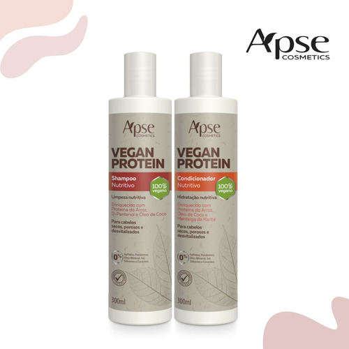 Shampoo + Condicionador Vegan Protein 300ml