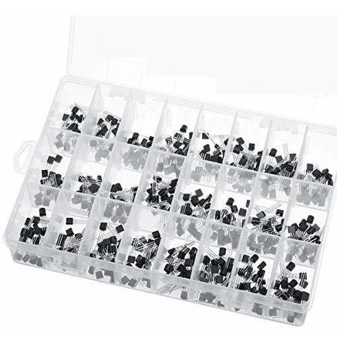 480pcs 24 Tipo Silicio Linea Npn Pnp Transistor Surtido