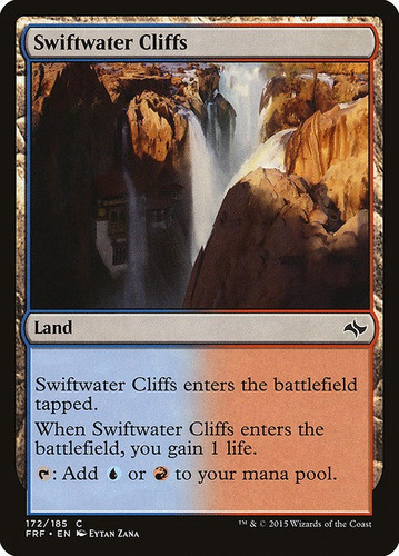 Carta Magic Swiftwater Cliffs Fate Reforged Mtg