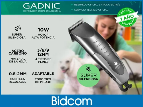 Peladora Caninca Gadnic + 3 Tijeras + Kit De Limpieza