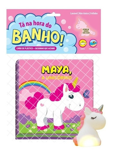 Livro Ta Na Hora Do Banho - Maya A Unicornio