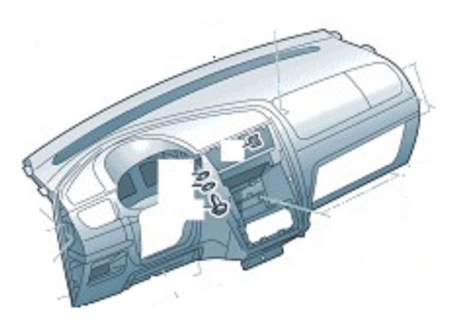 Painel De Instrumentos Fox Original Vw 5z0857003aafjr