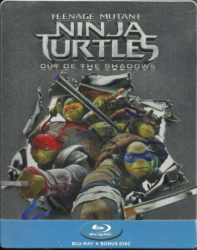 Tortugas Ninja Fuera De Las Sombras Blu Ray Steelbook 