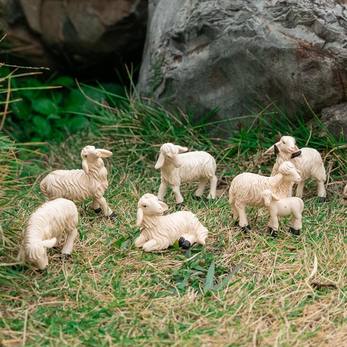 Li Juego De 6 Figuras De Animales De Granja For Casa De