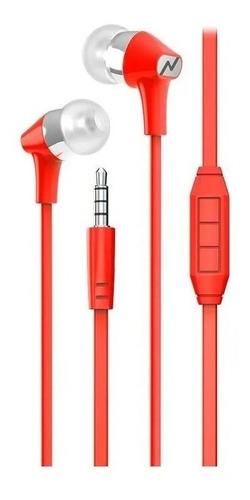 Imagen 1 de 1 de Auriculares Noga In Ear Ng 094 Manos Libres Cable Flat 1.20m