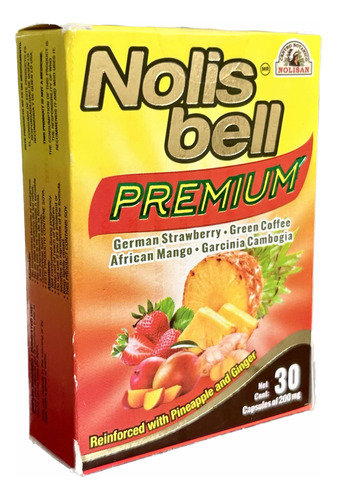 Nolis Bell Premium 30 Caps 200mg Café Verde Omega 3 6 9