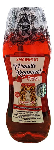 Shampoo De Fresa Orgánico Fórmula Rapunzel Original  Natural