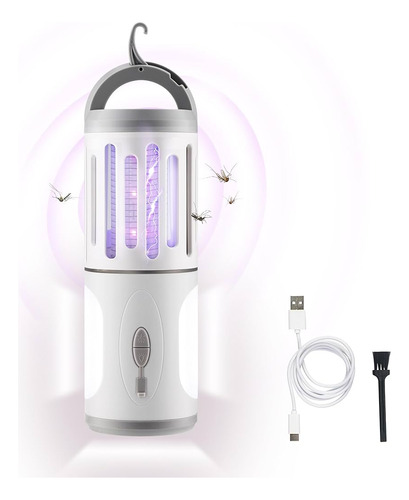 Lámpara Uv Mata Mosquitos Recargable Con Luz Ultra Violeta