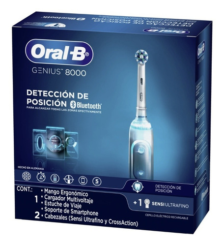 Imagen 2 de 3 de Cepillo De Dientes Eléctrico Oral-b Genius 8000 Recargable