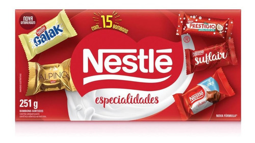 Caixa De Bombom Especialidades Nestlé Kit Atacado 05 Caixas