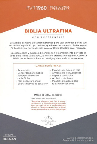 Rvr 1960 Biblia Ultrafina Marrón Símil Piel Solapa Imán