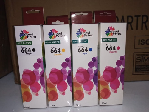 Pack Tinta Compatible Para Epson L495 / L555 / L565 / L575