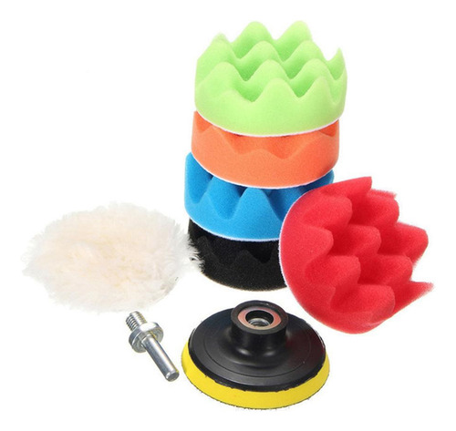 Kit De Almohadillas De Pulido Con Esponja, Juego De 8 Piezas