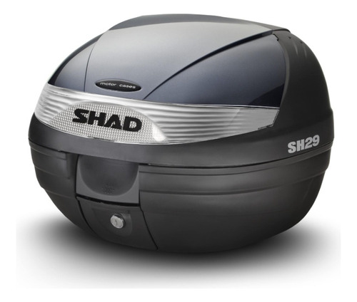 Baúl Shad Sh 29 Litros Con Base 1 Casco