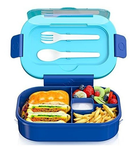 Bento Box Para Niños, 1300ml 4 Compartment Bento Box Z8jro