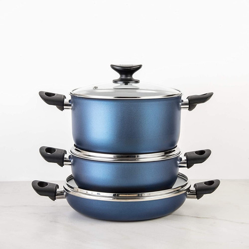 Imagen 4 de 8 de Batería De Cocina Cinsa Balance 14 Piezas Antiadherente