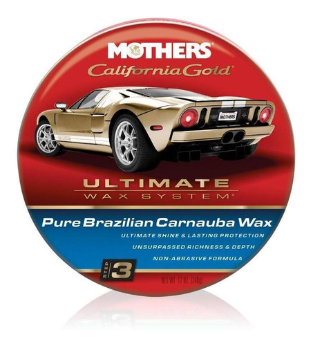 Cera De Carnaúba California Gold Pure Paste Wax 340g Mothers