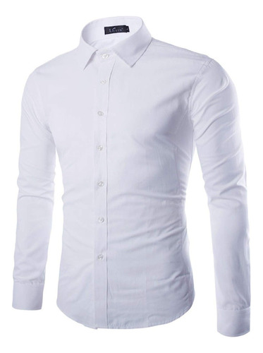 Camisas Slim Para Hombre | Color Entero | Casual | Elegante