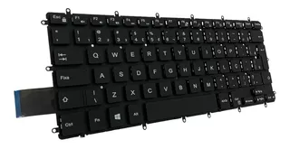 Teclado Para Dell Inspiron I14 Série 7000 I14-7472 Br Com Ç