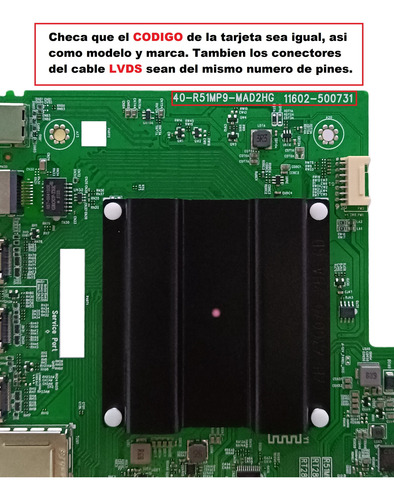 Tcl 6s450, Main 40-r51mpq-mad2hg 11602-500731 (Usado)