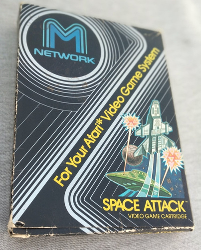 Caja De Video Juego Atari, Space Attack Network 1982 Mattel 
