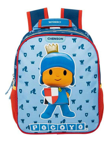 Mochila Pocoyo 7489 Backpack Original Escolar Azul