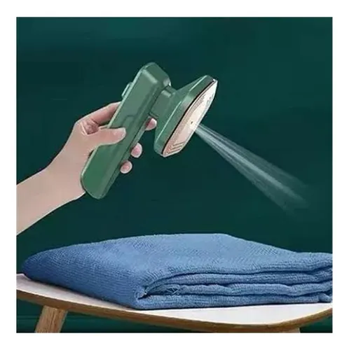 Plancha De Ropa Viajera Mini Portatil Color Verde
