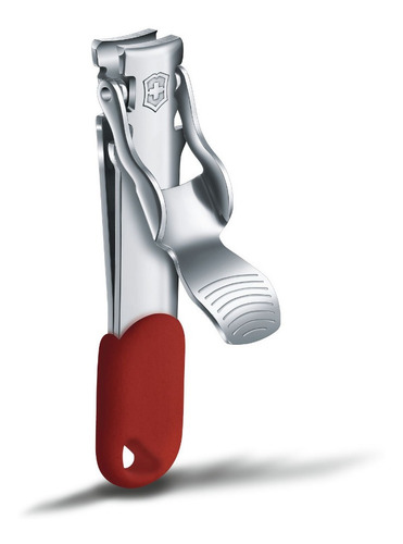 Imagen 2 de 6 de Cortauñas Victorinox Nail Clip Rojo Acero Inox 8.2050.b1