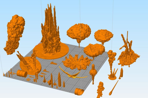 Efectos Visuales Especiales Fx Guerra - Archivos Stl - 3d