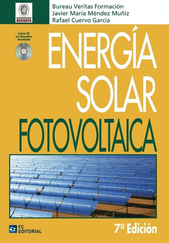 Libro Energia Solar Fotovoltaica (7ª Ed.) - Eca, Instituto 