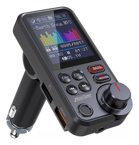 Cargador Adaptador De Transmisor Inalámbrico Bluetooth Fm Pa
