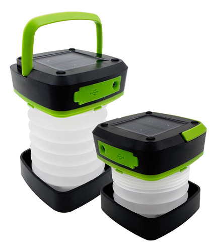 Linterna Solar Recargable Impermeable Para Campamento