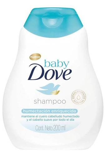 Shampoo Baby Dove Humectación Enriquecida 200ml