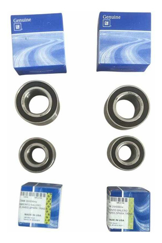 Kit 4 Baleros Dobles Del/tra Aveo 1.6l 17-18