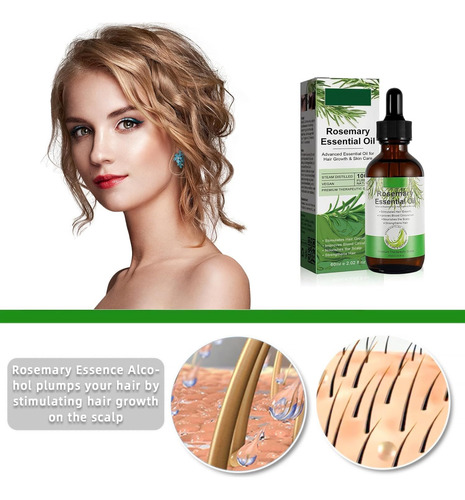 Aceite De Romero Para El Cabello,30ml Rosemary Oil For Hair