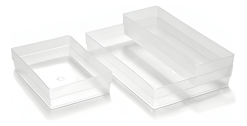 Caja Organizadora Apilable Baja 260x90x45mm Livinbox