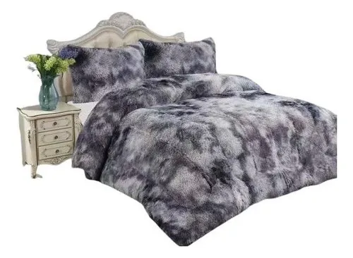 comprar Cobertor Cubrecama Con Chiporro Dos Plaza  Gris