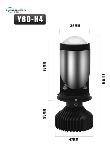 Bombillo LED H4 12000 Lumens Proyector Lupa - Unidad • Lord Store - Equipos  Apple en Bogotá y Colombia