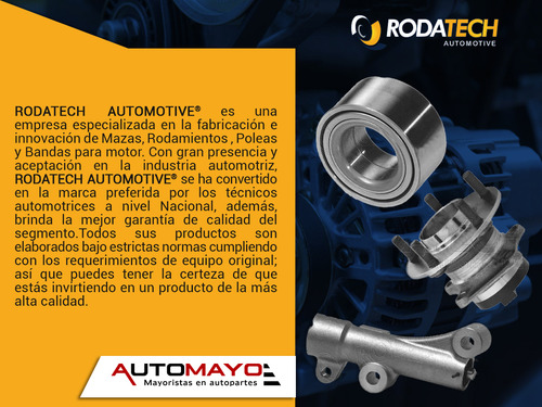1-polea Guía Accesorios Rodatech Bmw 330i 3.0l 6 Cil 04-05