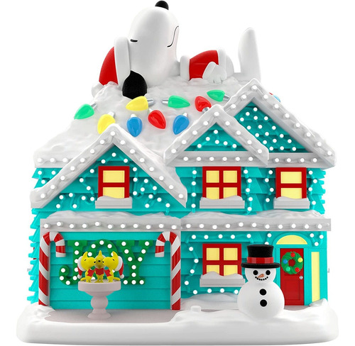 2022, The Peanuts Gang The Merriest House In Town Decor...